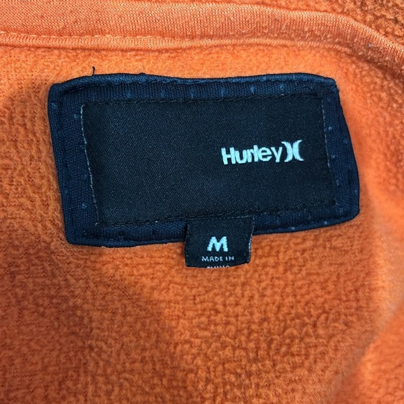 Hurley Dark Blue Jacket with Bright Orange Logo - Picture 5 of 5